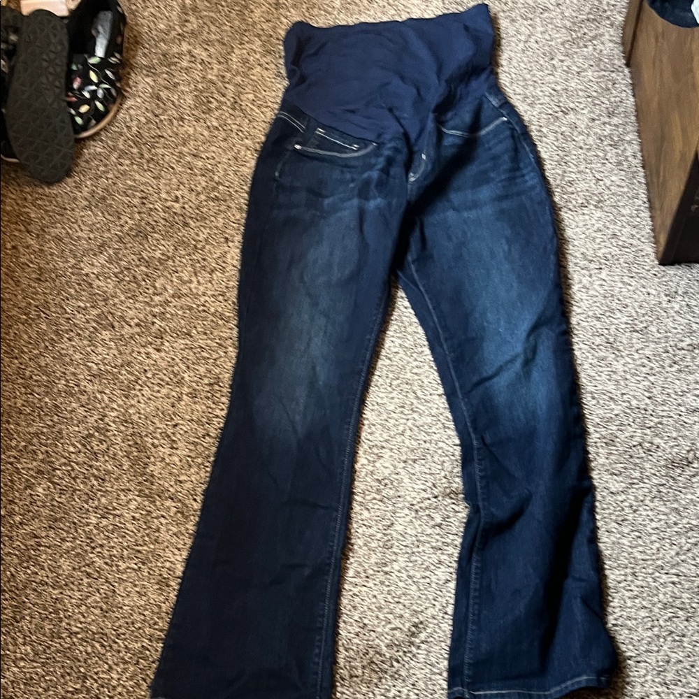 Levi's Dark Blue Bootcut Maternity Jeans